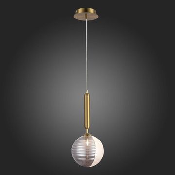 SLE1096-203-01 Подвес Матовое золото/Белый, Дымчатый G9 LED 1*5W AVEIRO