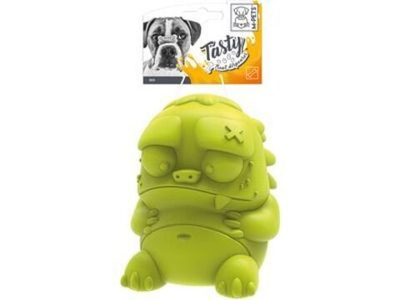 M-PETS Игрушка для собак Зомбик с дозатором угощений, цвет зеленый
