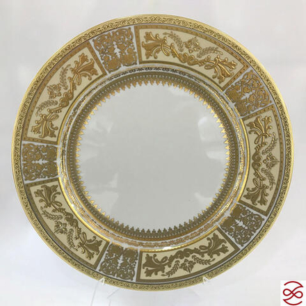 Блюдо Falkenporzellan Diadem White Creme Gold 32 см