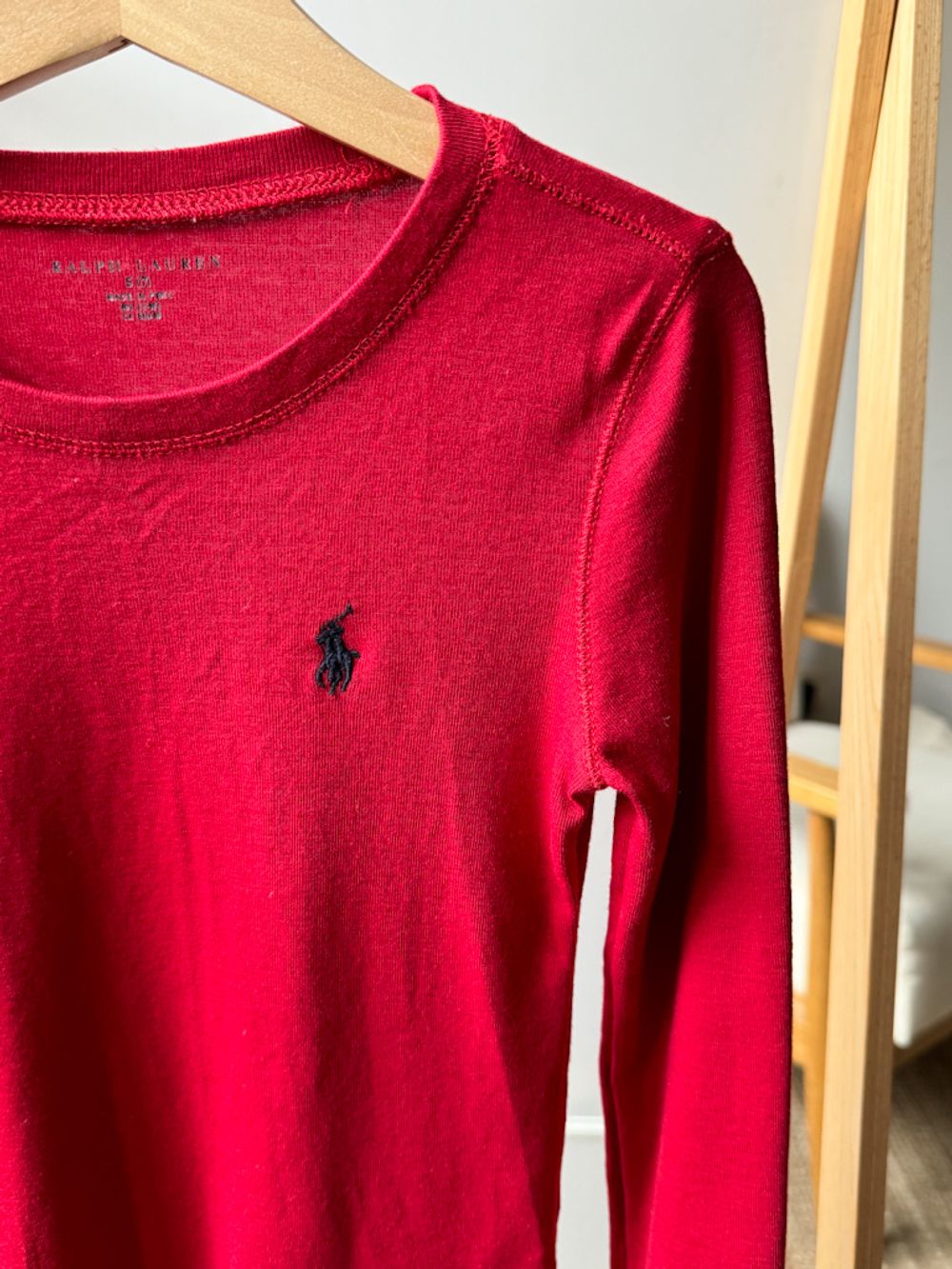 Хлопковый лонгслив Ralph Lauren, 122