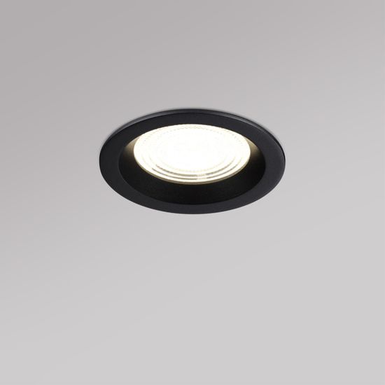 359843 WIR NT25 504 черный Светильник встраиваемый с переключателем цв. температуры IP44 LED 10W 220-240V 2700К\3200К\4000К FLUO