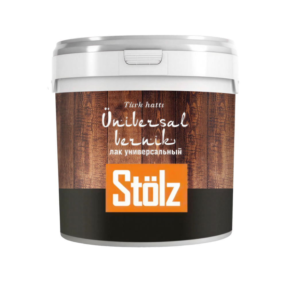 Universal Vernik - полуматовый лак на водной основе, экологичная защита для вашего дома Stolz (Турция)