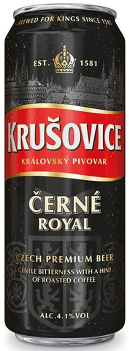 Пиво Крушовице Черне / Krusovice Cerne 0.43 - банка