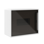 Щит распределительный 8 мод настенный FRAME, белый, с тониров. дверцей, с 2 шинами PEN DKC