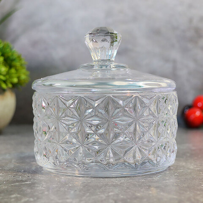 Сахарница с крышкой 10*9,5см, стекло, B150157