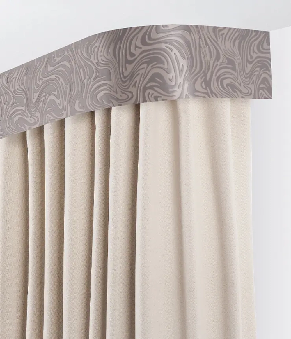 Пластиковый карниз с тиснением Legrand 2-х рядный Глэдис 2000 мм