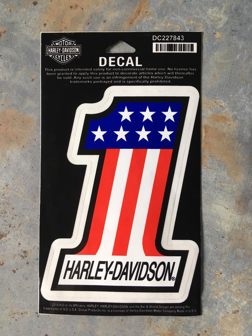 Наклейка Decal #1 Harley-Davidson (15см)