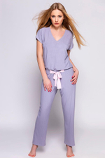 Домашний комплект Shery с брючками (Размер: M) (Цвет: серый)