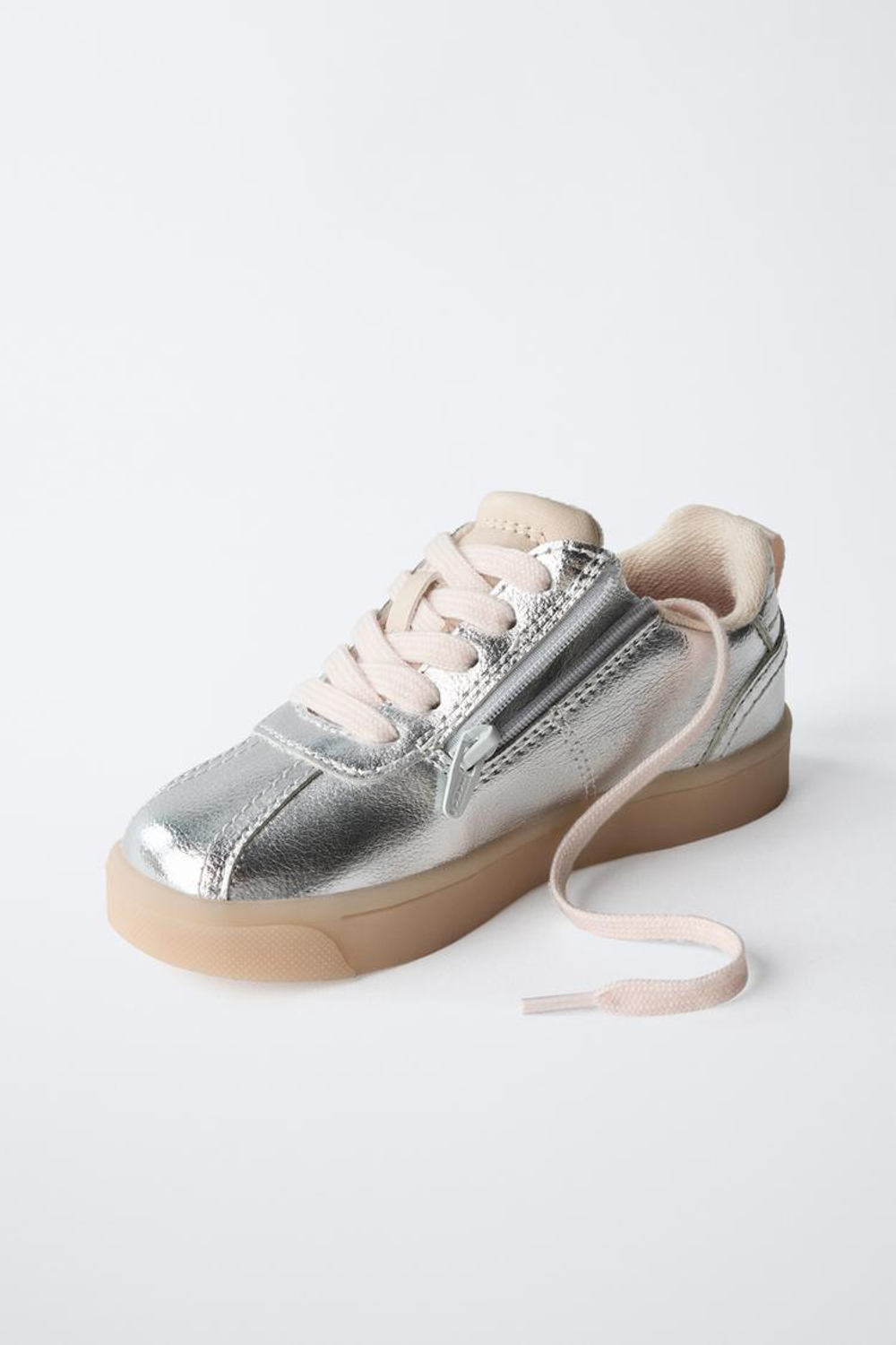 ZARA КЕДЫ MINNIE MOUSE Y DAISY © DISNEY, СЕРЕБРИСТЫЙ