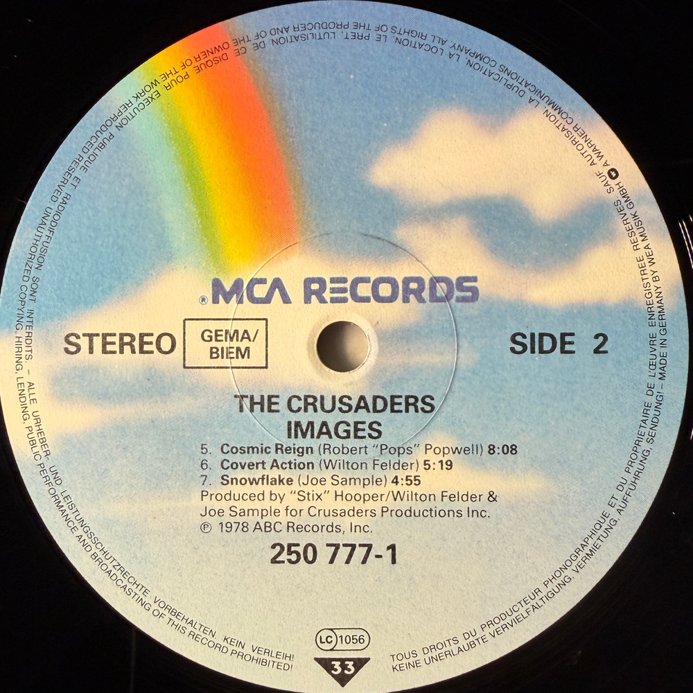 The Crusaders ‎– Images (Германия 1984г.) Т