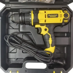 Дрель-шуруповерт сетевой PED-1000/2-13SET КЕЙС быстросъемный МЕТАЛЛИЧЕСКИЙ патрон 13мм 4м ПРОРЕЗИНЕННЫЙ кабель Partnertool профессиональная