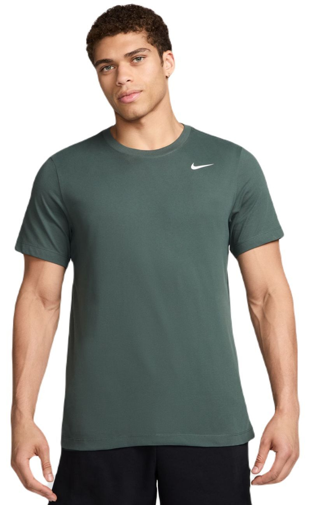 Теннисная футболка Nike Solid Dri-Fit Crew - Green