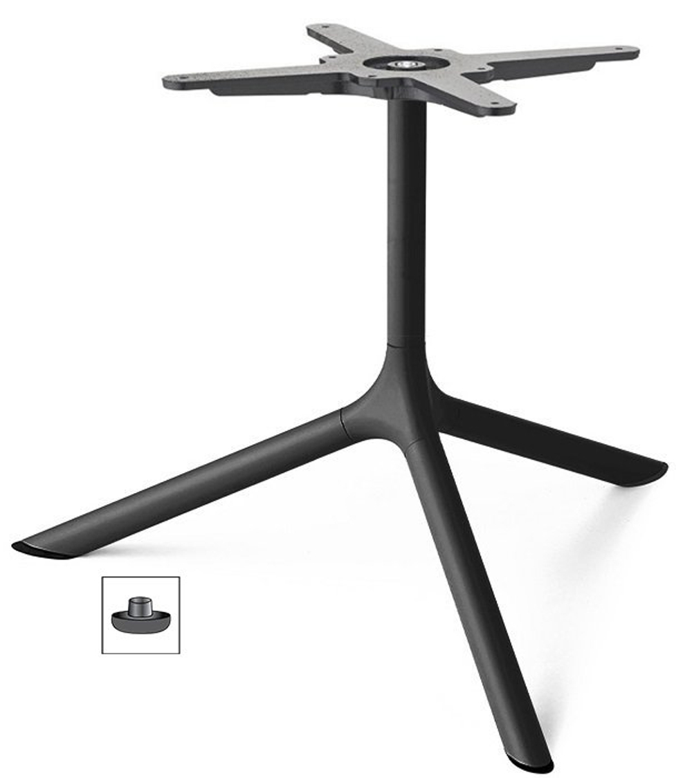 Столик ламинированный кофейный Scab Design Tripe Maxi, черный, зернистый