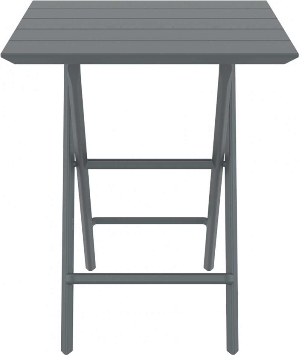 Стол пластиковый складной Siesta Contract Helen Folding Table 60, темно-серый