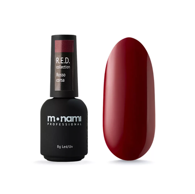 Monami R.E.D гель-лак Rosso corsa, 8мл