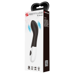 Черный вибратор для G-стимуляции 18,2см Pretty Love Bishop BI-014220-A3