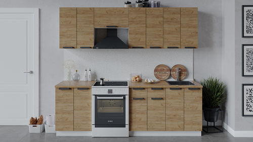 Кухонный гарнитур «Детройт» длиной 240 см