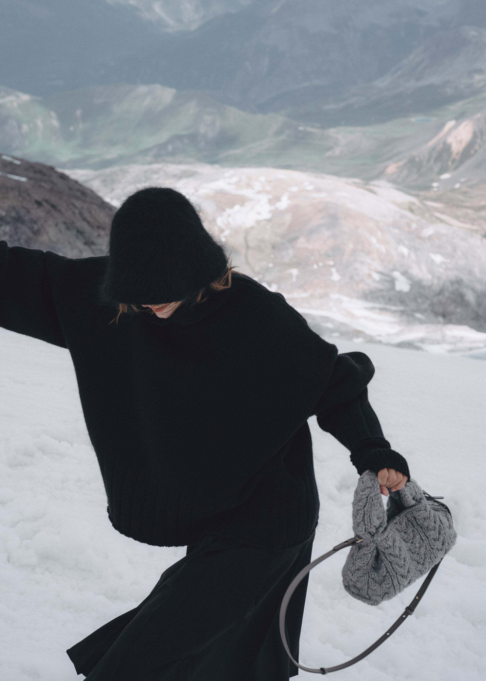 POLENE СУМКА NUMERO NEUF MINI, СЕРЫЙ