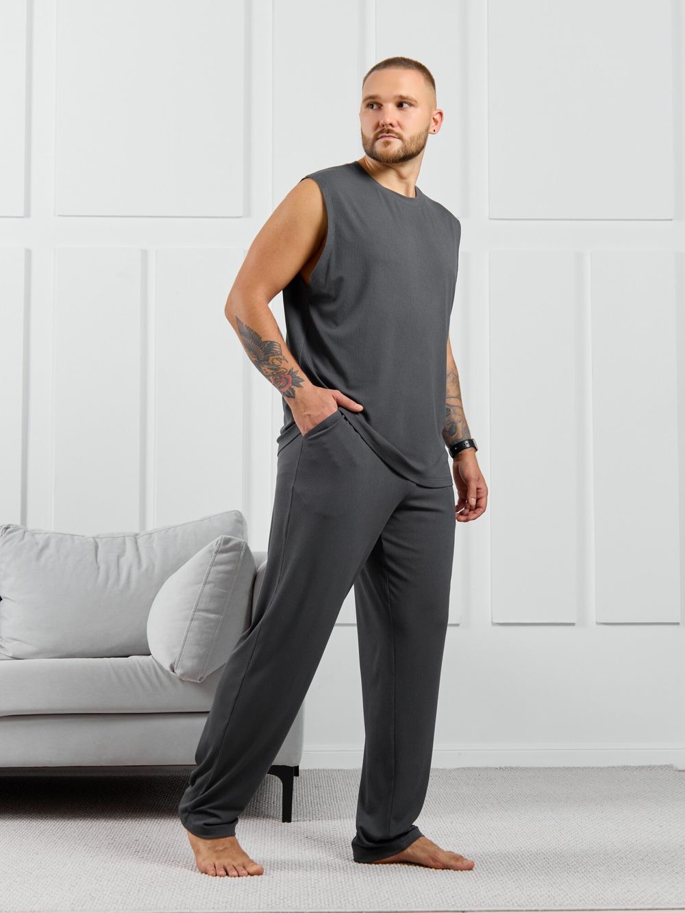 Брюки мужские Алессандро-3 Виотекс ГРАФИТОВЫЙ