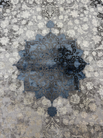 Ковер Zara Collection (200*280 см) - Ivore/Blue, орнамент/овал