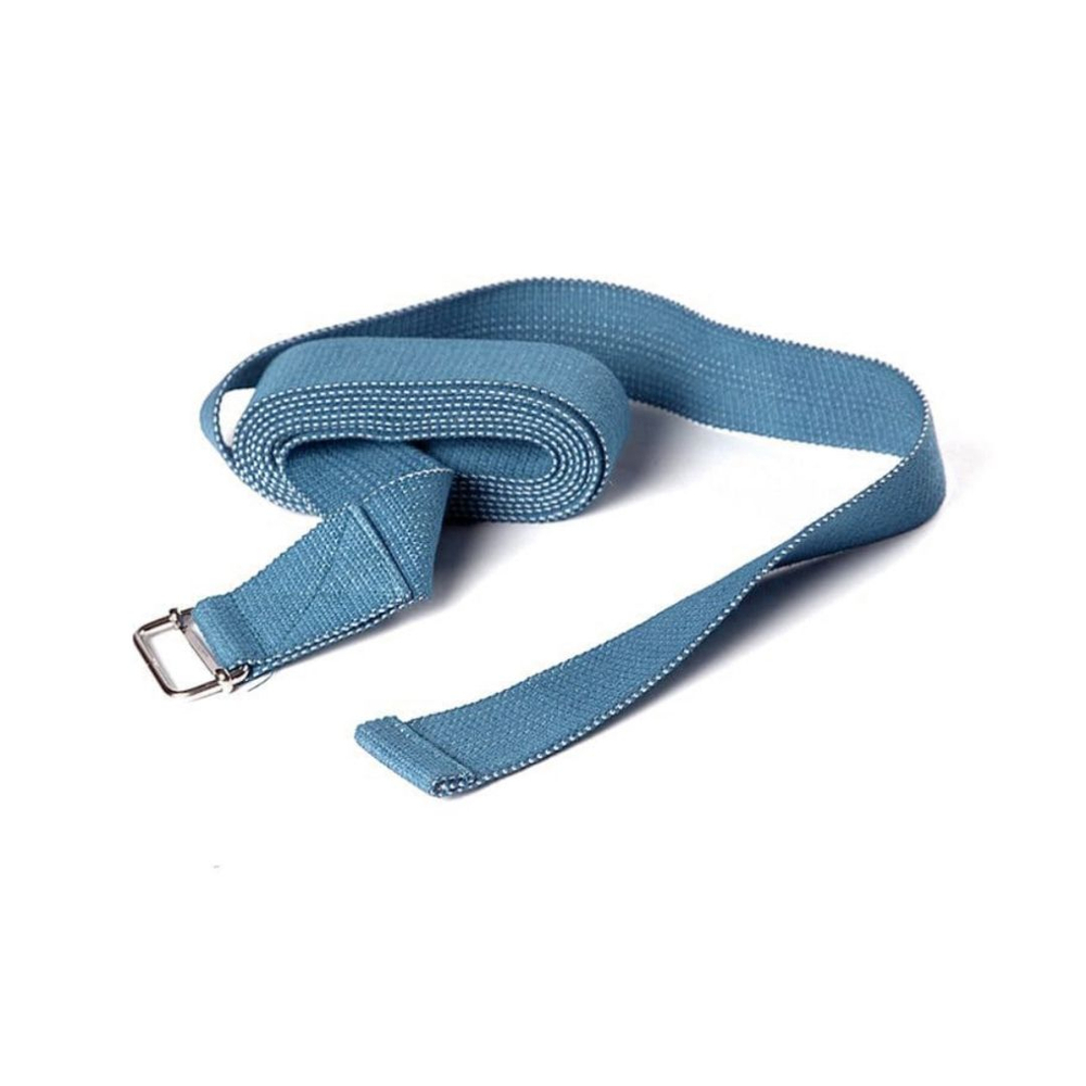 Ремень для йоги хлопковый Nature Color длиной 270 см Рамайога