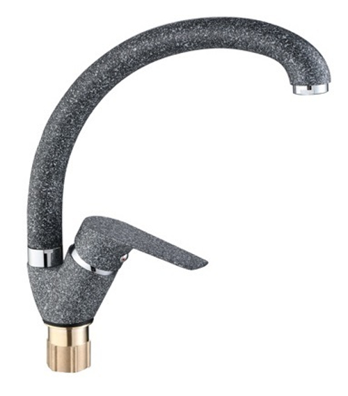 063521-HC Смеситель од. для кухни выс. (черно серый точ.) ViEiR (10/1шт)