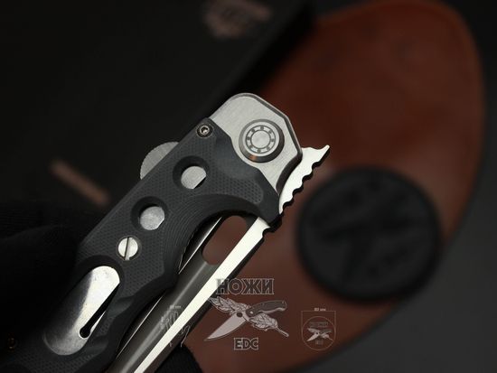 Складной нож НОКС Аватар-Н 334-108404 на подшипниках c клинком из стали D2, рукоять G10