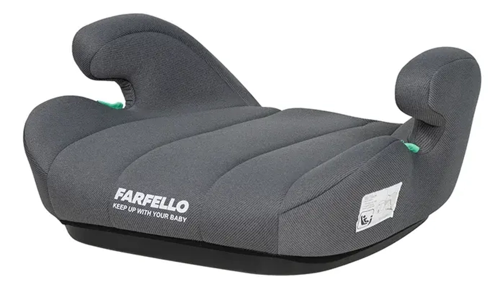 Автокресло детское Farfello Le9 100-150cm (Dark Grey/Green Серо-зеленое Le9)