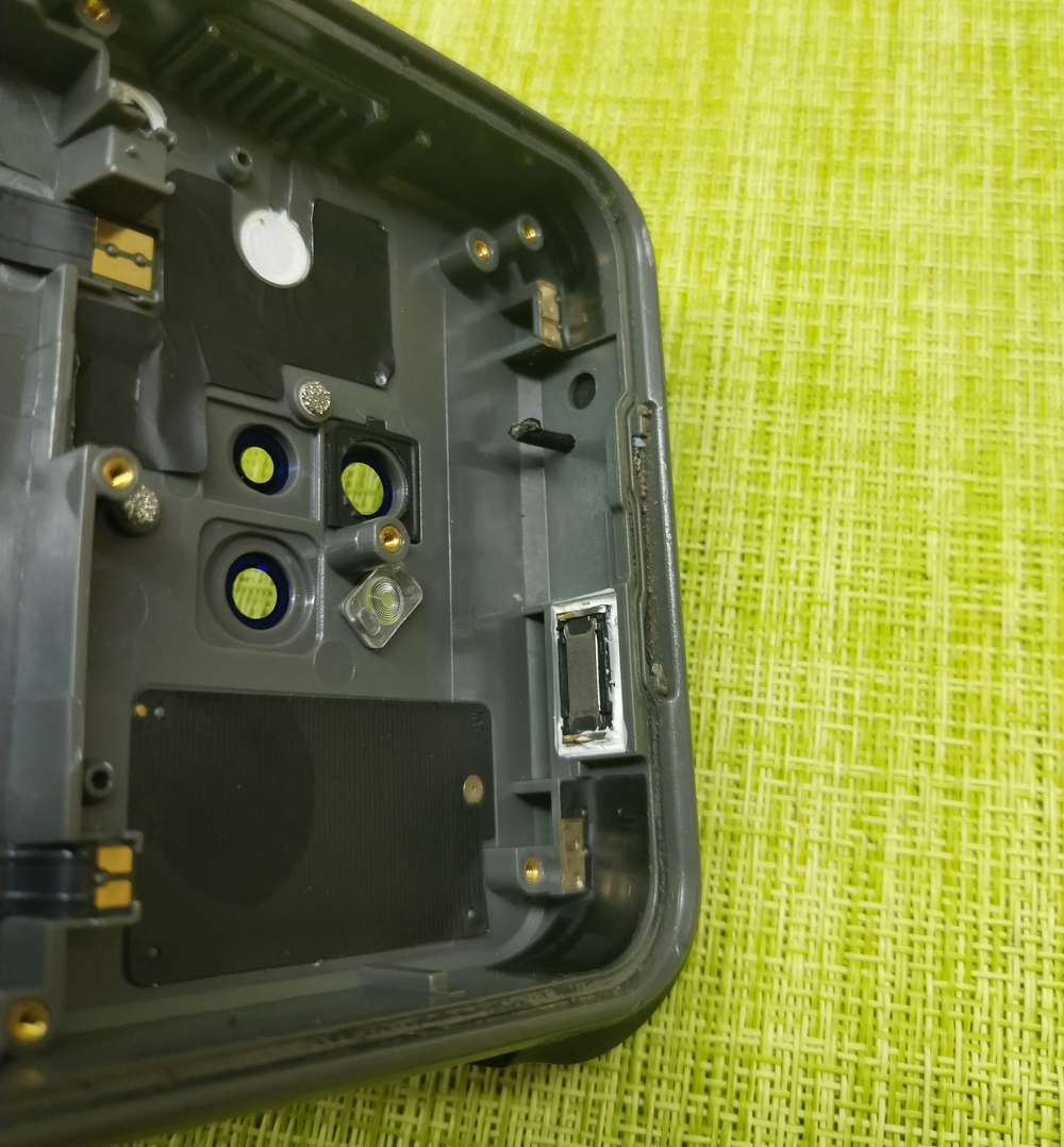 Ulefone Power Armor 14 Pro - задняя крышка (корпус) со стеклом камеры + антенна NFC+ антенна беспроводной зарядки + динамик слуховой верхней (ORIG-SP)