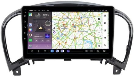 Магнитола для Nissan Juke 2011-2019 - Kuberg QLed, Android 13, TS20, CarPlay, SIM-слот