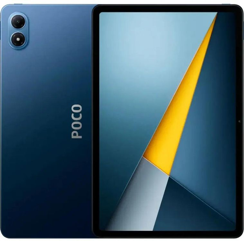 12.1" Планшет Xiaomi Poco Pad M1 P83P 8/256 GB 7s Gen 4 Wi-Fi, 2560 x 1600, 120Гц, Android 15, синий [71085]