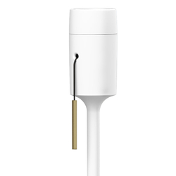 Торшер-основание champagne white (Д- 38, В-140 cm) 1,5 m. pvc провод с вилкой