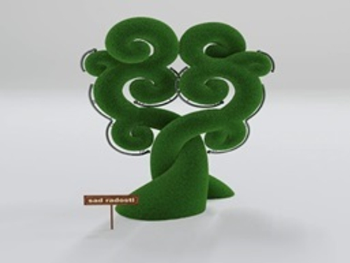 Фигура с искусственным озеленением “Дерево Радости”