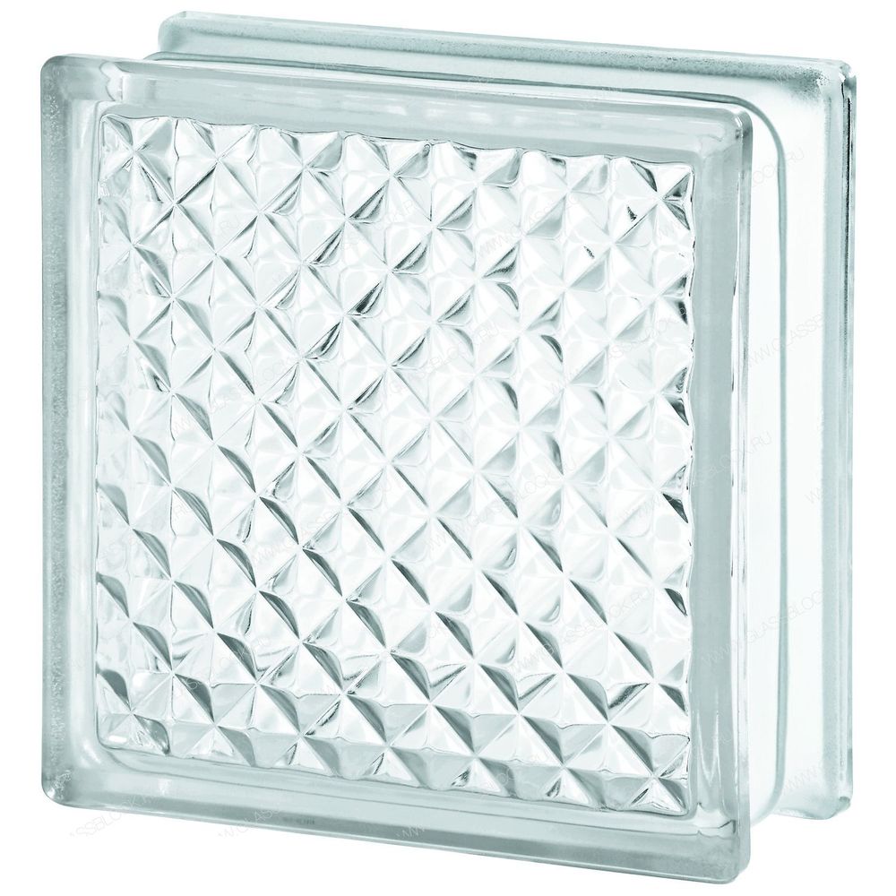 Стеклоблок Vitrablok Инка 19x19x8 - Бесцветный