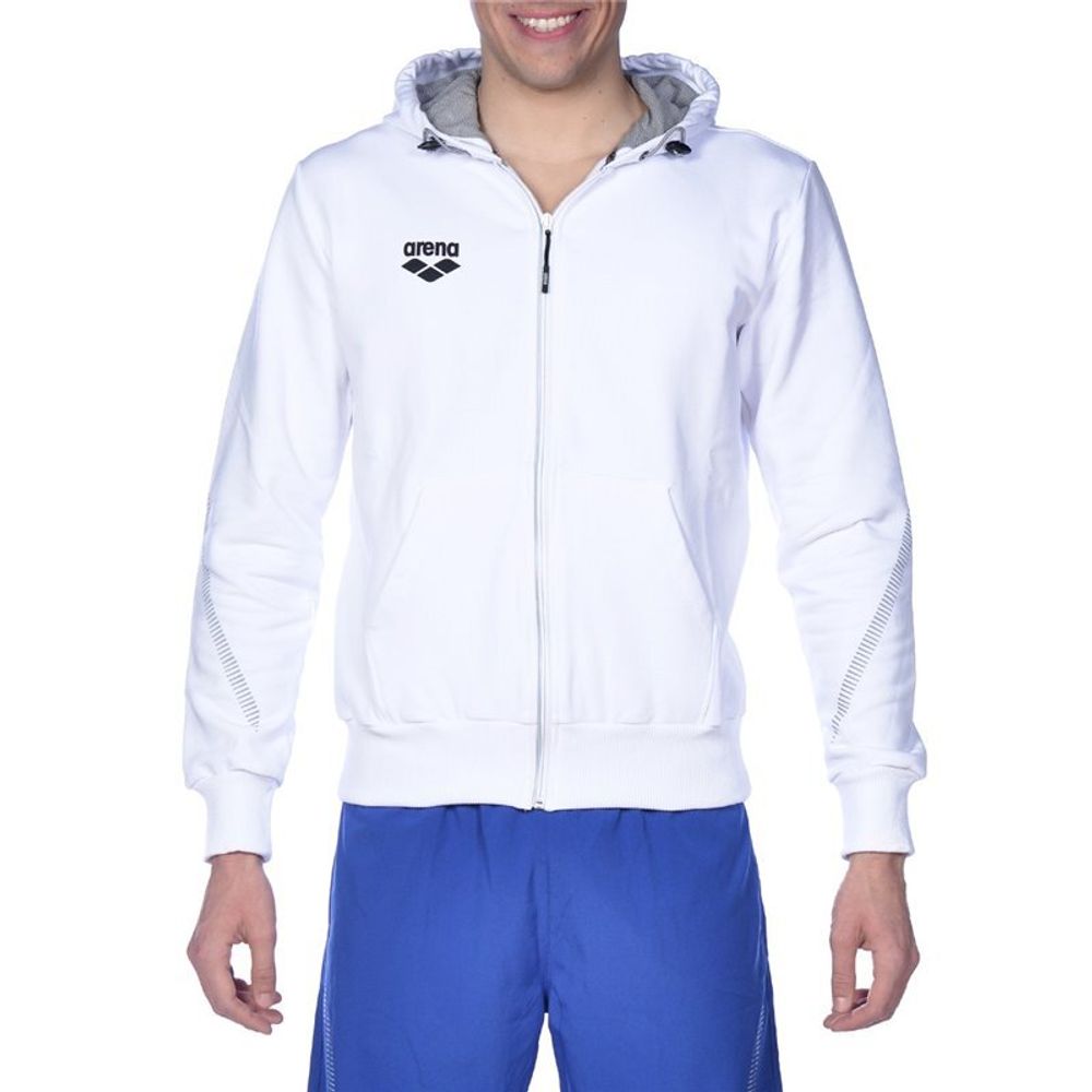 Спортивная толстовка Arena Team Line HOODED JACKET unisex (белая)