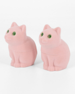 Ювелирный футляр киска для кольца и серёжек