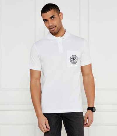 Поло Versace Jeans Couture - белый(78GAGT01CJ01T)