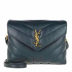 Сумка Saint Laurent Loulou Toy темно-серый