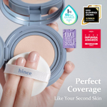 Hince, Second Skin Mesh, матирующий кушон, SPF 40 PA++, оттенок 15 розовый, 12 г (0,42 унции)