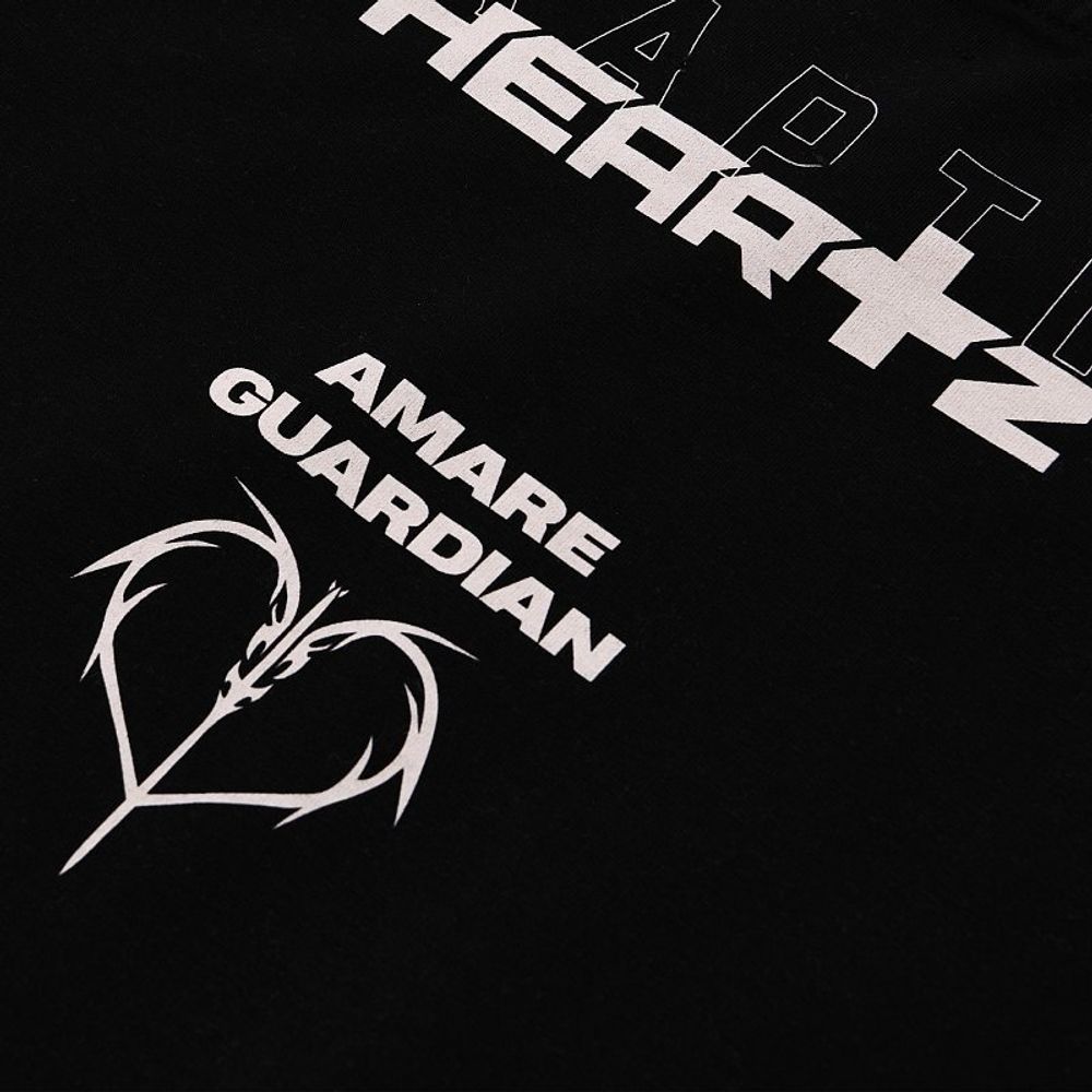 Футболка Heartz «Rays» Layered Kimono Black