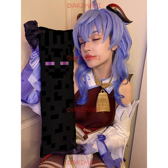 Мини дакимакура Эндермен Майнкрафт | Minecraft арт. M1229, 60х20 см