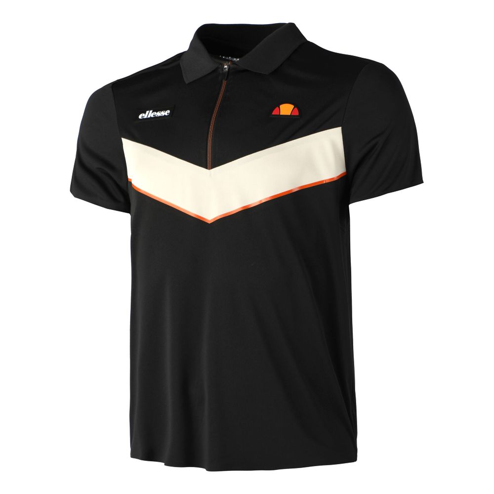 Мужское теннисное поло Ellesse Finan Polo Men - Black, Beige