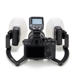 Комплект импульсных осветителей Godox MF12-DK1  для макросъемки