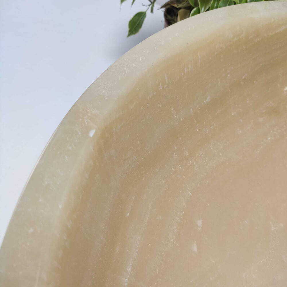 Раковина из оникса Bowl Yellow Big BO-61071 50*50*17