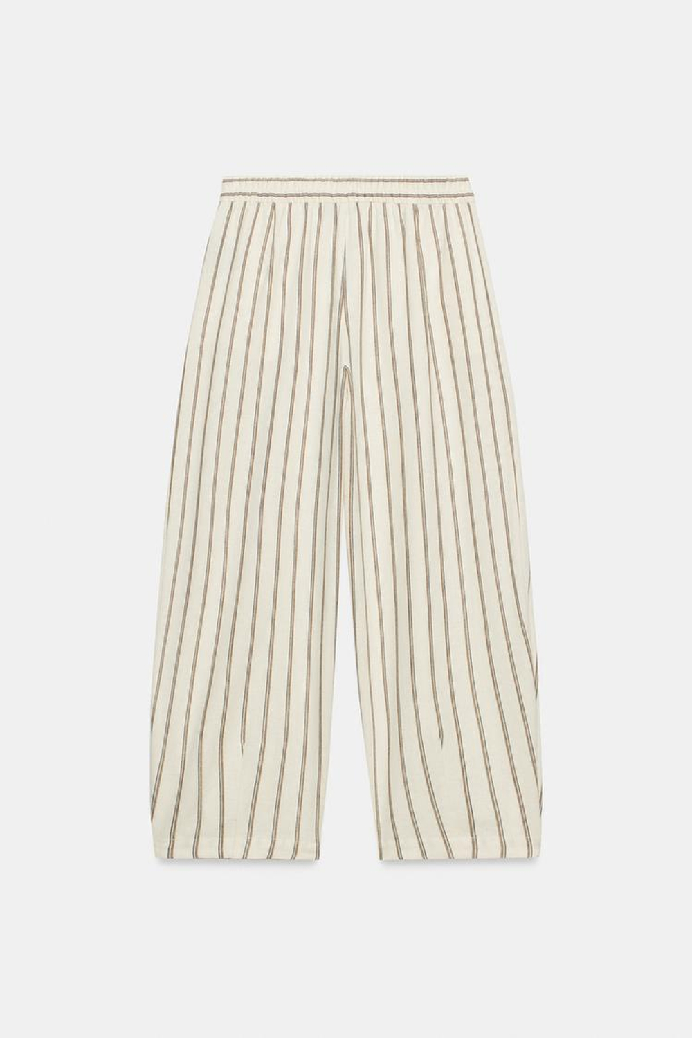 ZARA БРЮКИ В ПОЛОСКУ В ПИЖАМНОМ СТИЛЕ — ZW COLLECTION, ПОЛОСКИ