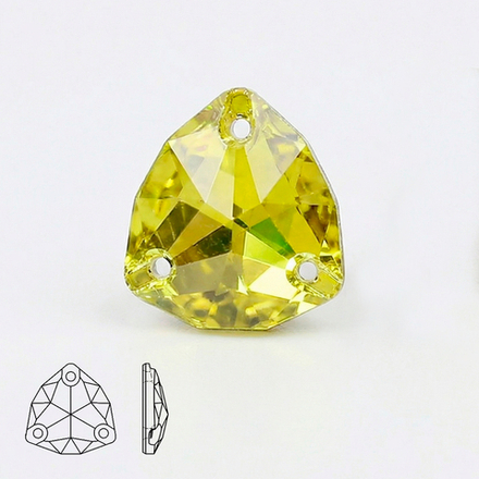 Стразы Trilliant Light Topaz