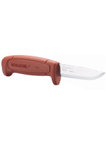 Нож Morakniv Basic 511 углеродистая сталь, пластиковая ручка (красная), 12147