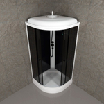 Душевая Кабина Грэй-Блэк 90*90 А