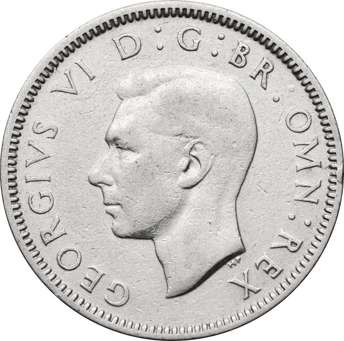 1 шиллинг 1937 Великобритания (Шотландский шиллинг) VF-XF