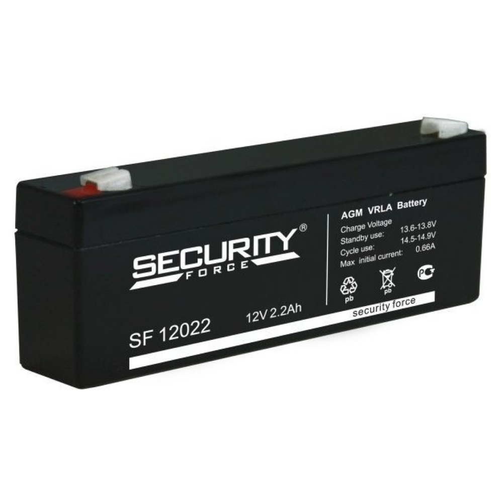Аккумулятор SF 12022 Security Force 12В 2,2Ач
